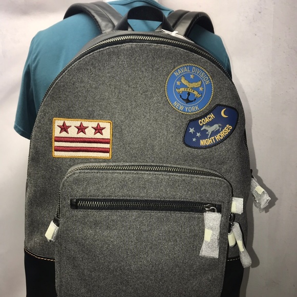 Coach Other - NWT Coach West Backpack W/ Military Patches $650